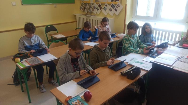 Mnożenie na tabletach w klasie IIIB