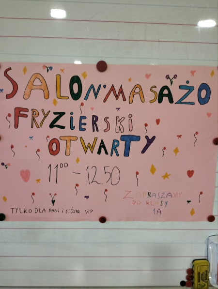 Salon masażo-fryzjerski w klasie I